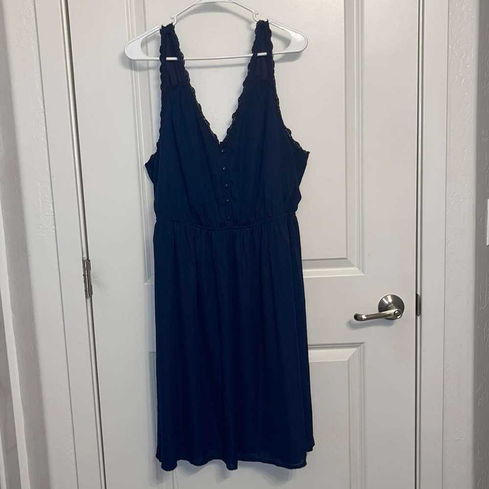 Torrid size 2 Navy dress